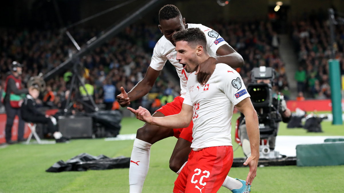 Fabian Schär i Denis Zakaria (Szwajcaria)