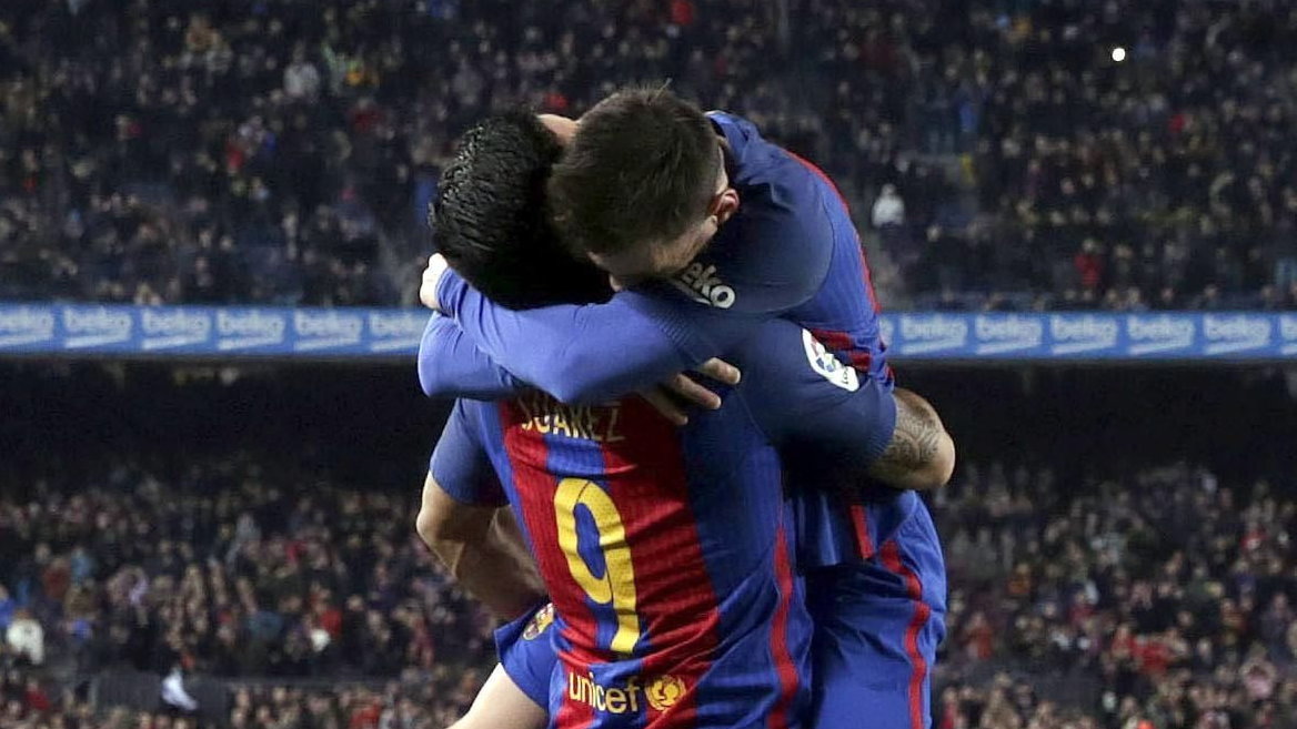 Luis Suarez i Lionel Messi
