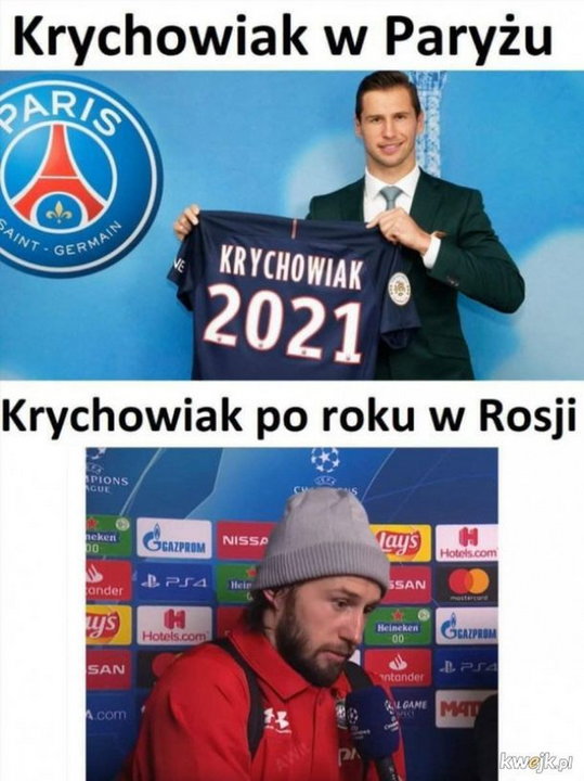 Grzegorz Krychowiak bohaterem memów