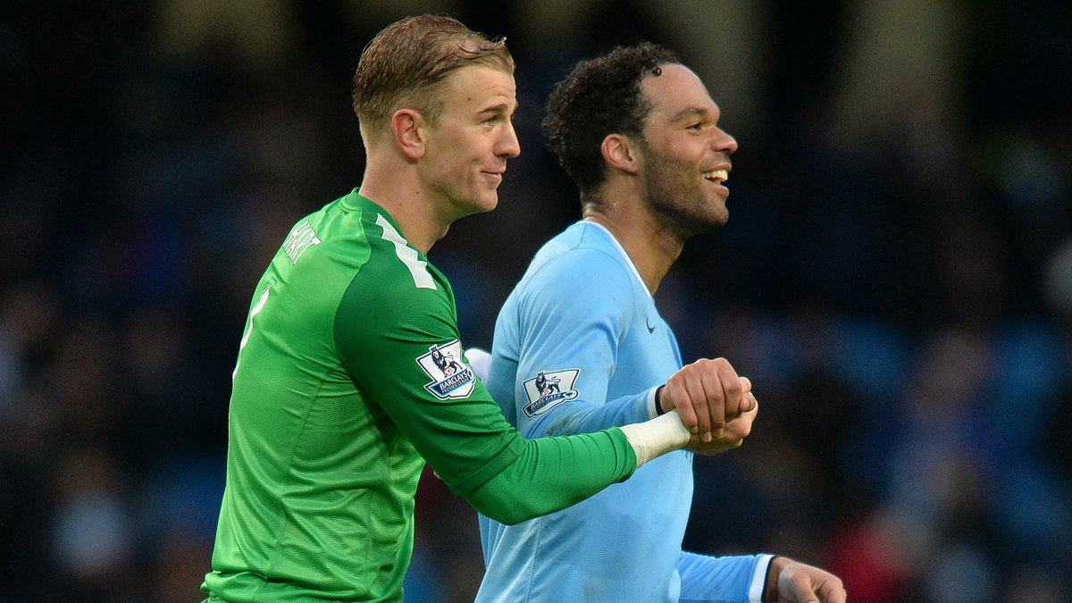 Joe Hart (z lewej) i Joleon Lescott