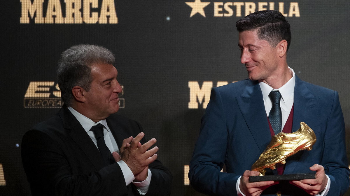 Joan Laporta i Robert Lewandowski