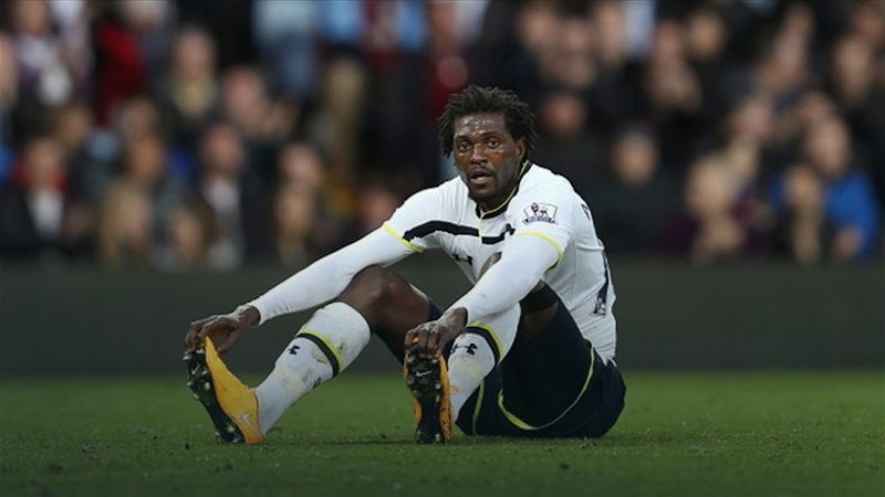 Emmanuel Adebayor, fot. AFP