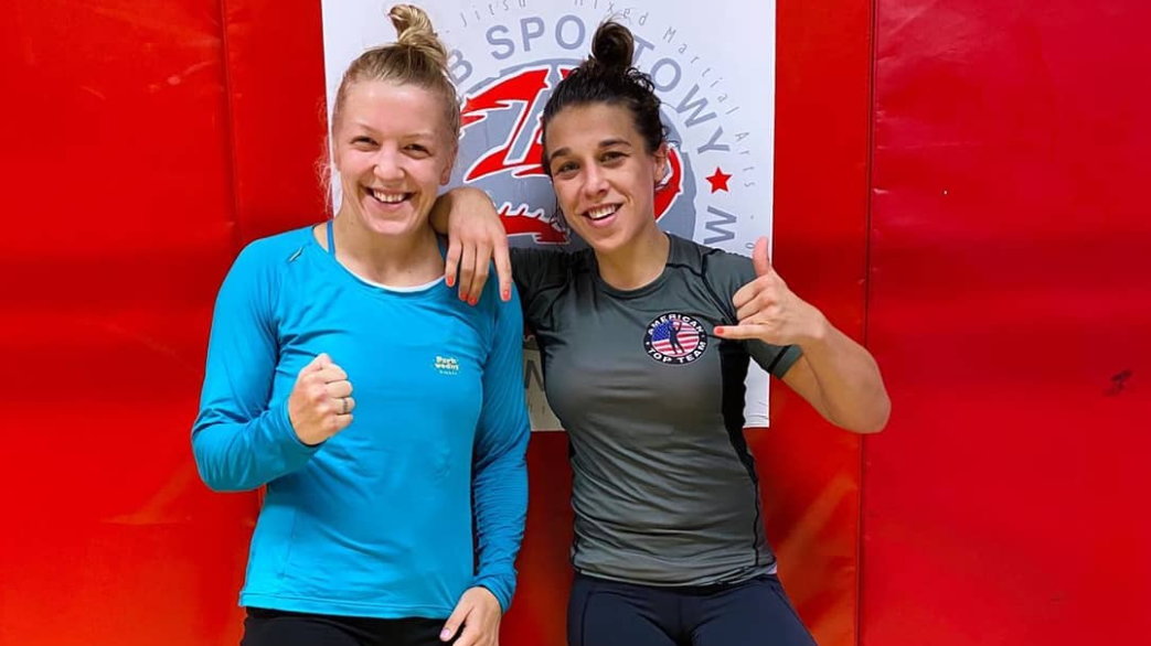 Od lewej: Magda Rak i Joanna Jędrzejczyk