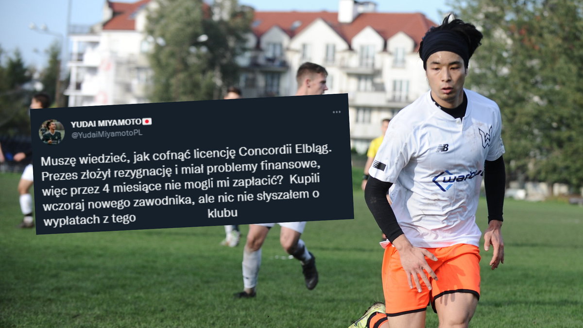 Yudai Miyamoto wciąż czeka na pieniądze od klubu z Elbląga