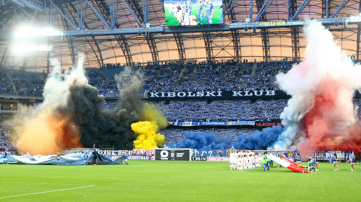 Kibice podczas meczu Lech – Legia