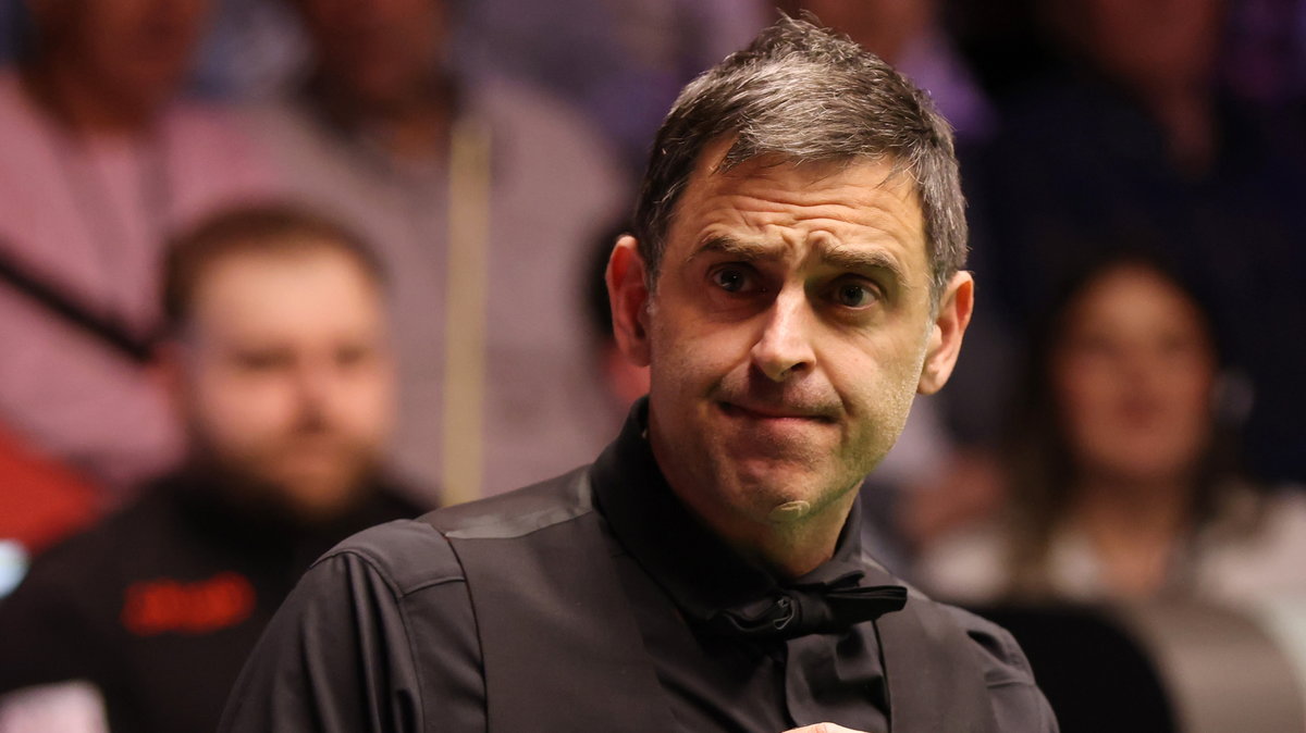 Ronnie O'Sullivan podczas meczu z Jacksonem Page'em