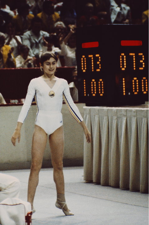 Nadia Comaneci w 1976 roku