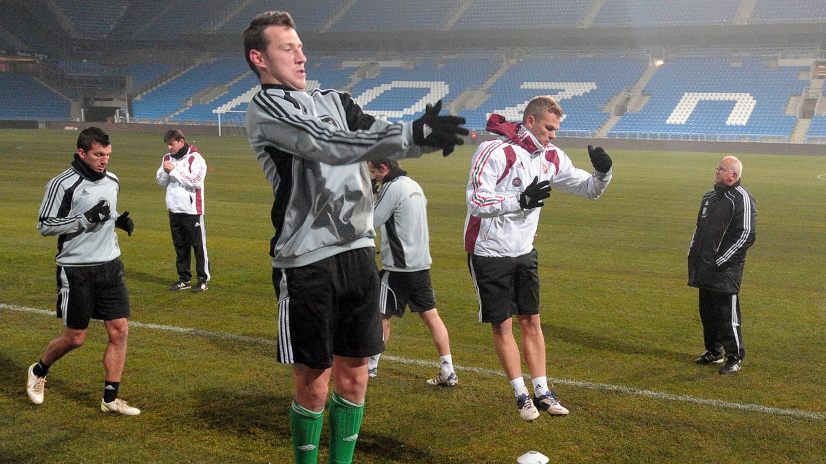 Trening reprezentacji Węgier, fot. PAP/ Jakub Kaczmarczyk