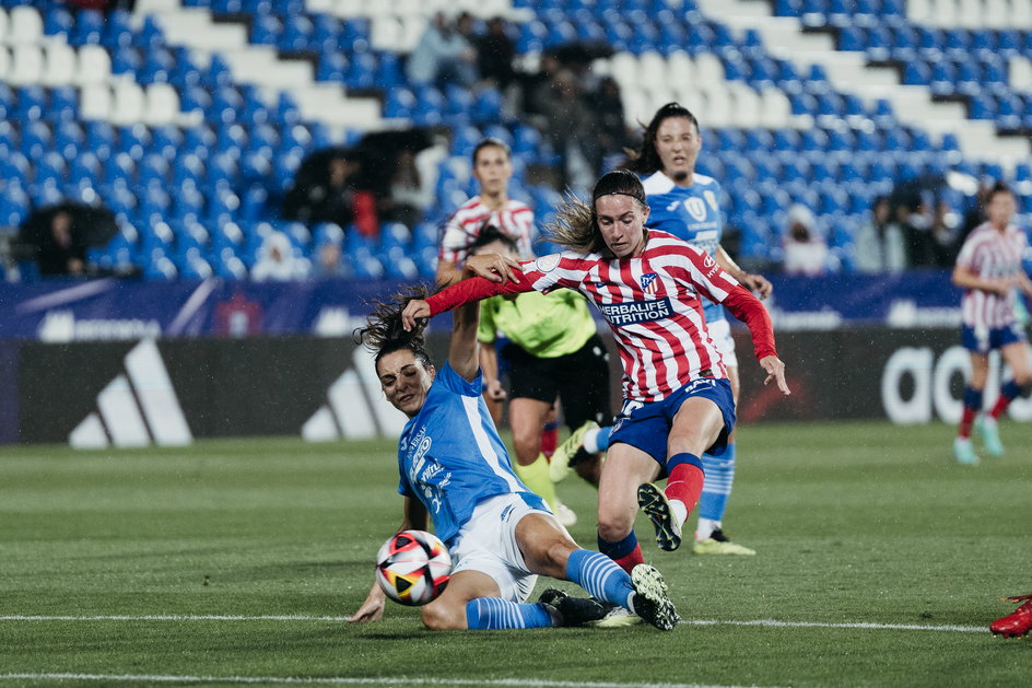 Eva Maria Navarro z Atletico Madryt w meczu przeciwko Alhama CF