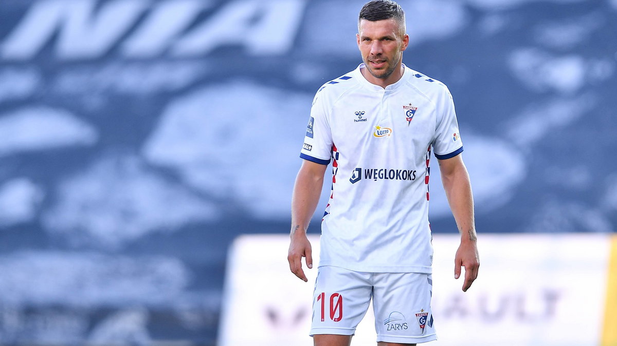 Lukas Podolski w barwach Górnika Zabrze