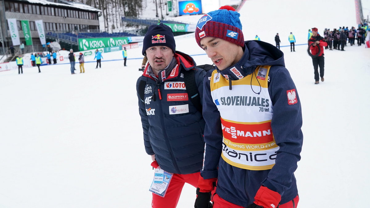 Adam Małysz i Kamil Stoch