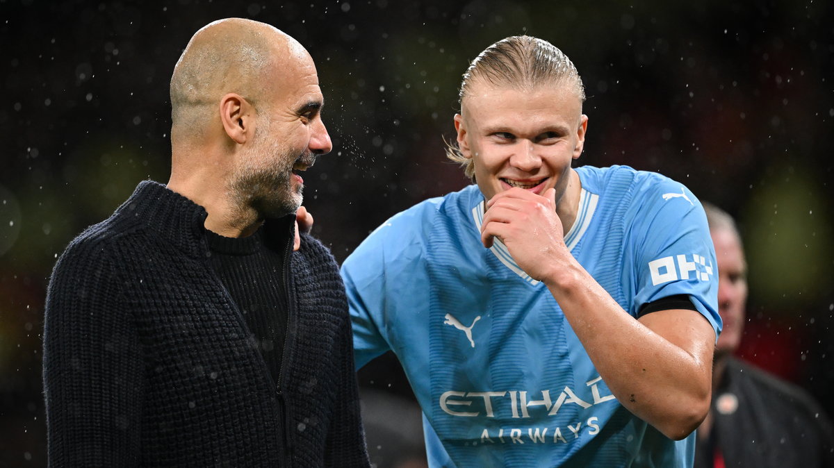 Pep Guardiola i Erling Haaland