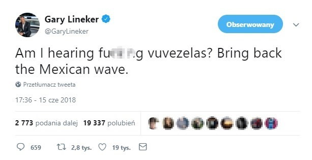 Gary Lineker na Twitterze