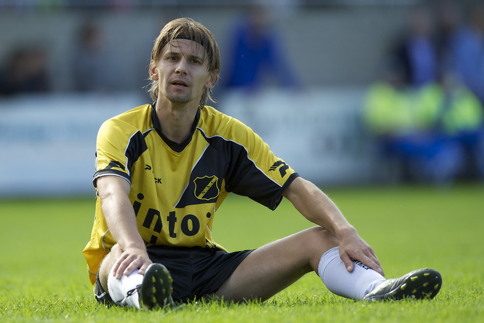 Euzebiusz Smolarek w barwach holenderskiego NAC Breda