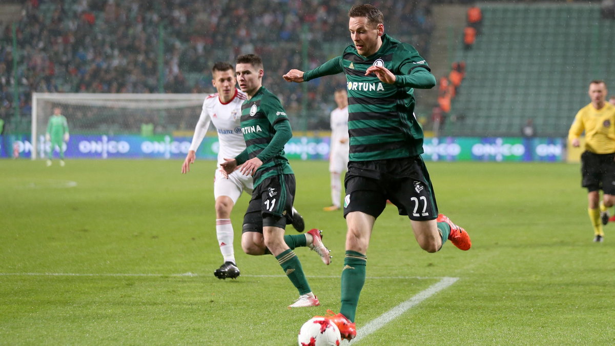 Pilka nozna. Ekstraklasa. Legia Warszawa - Gornik Zabrze. 19.11.2017