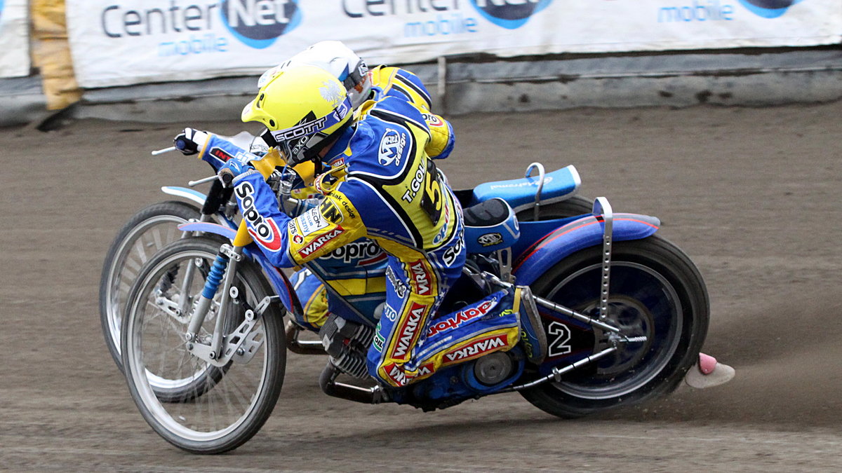 Tomasz Gollob (żółty kask)