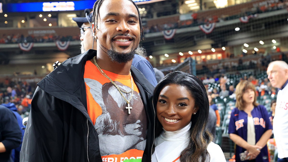 Simone Biles i Jonathan Owens