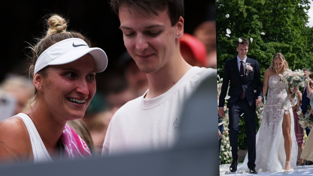 Marketa Vondrousova i Stepan Simek