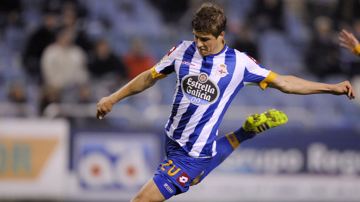 Cezary Wilk w barwach Deportivo La Coruna