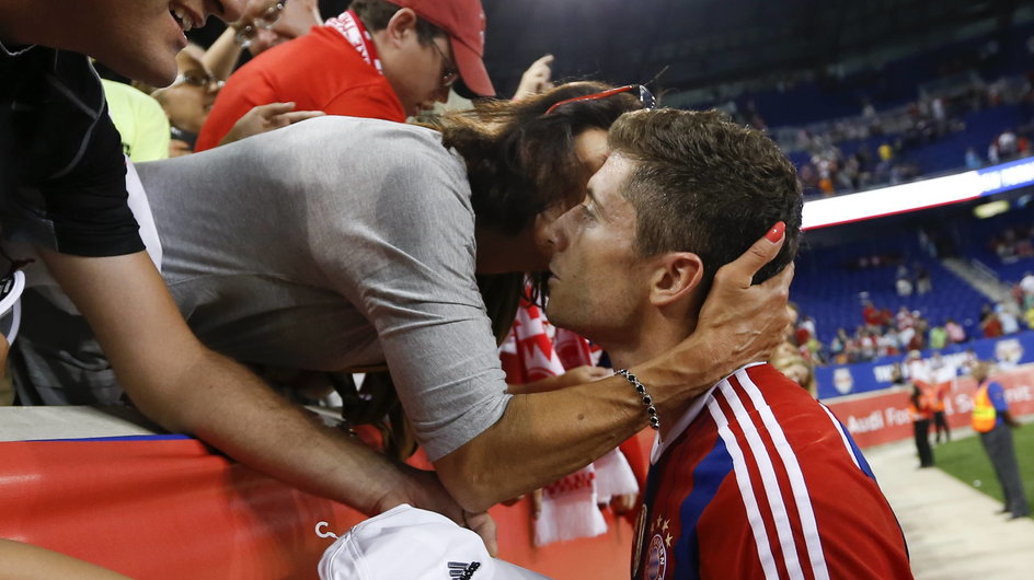 Robert Lewandowski ma wielu wiernych kibiców