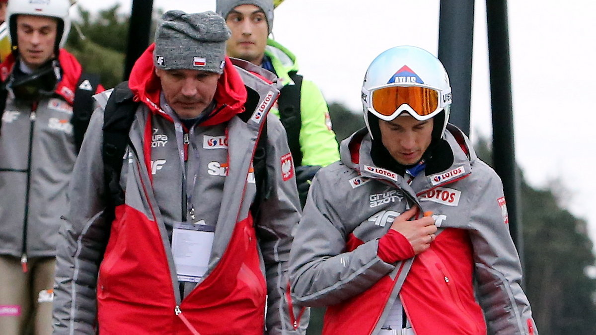 Kamil Stoch i doktor Aleksander Winiarski