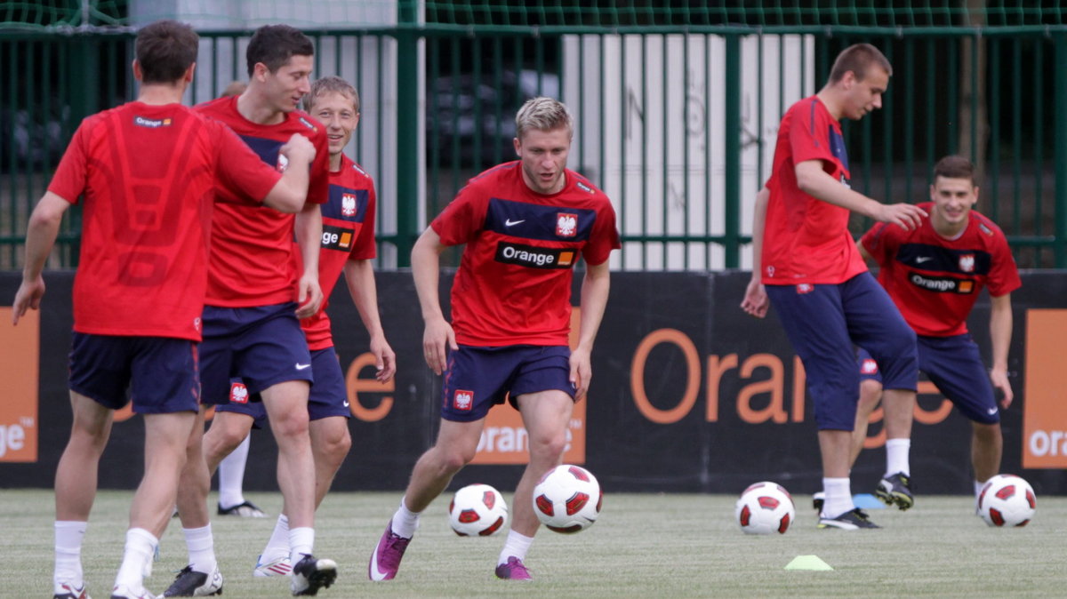 TRENING PIŁKARSKIEJ REPREZENTACJI POLSKI