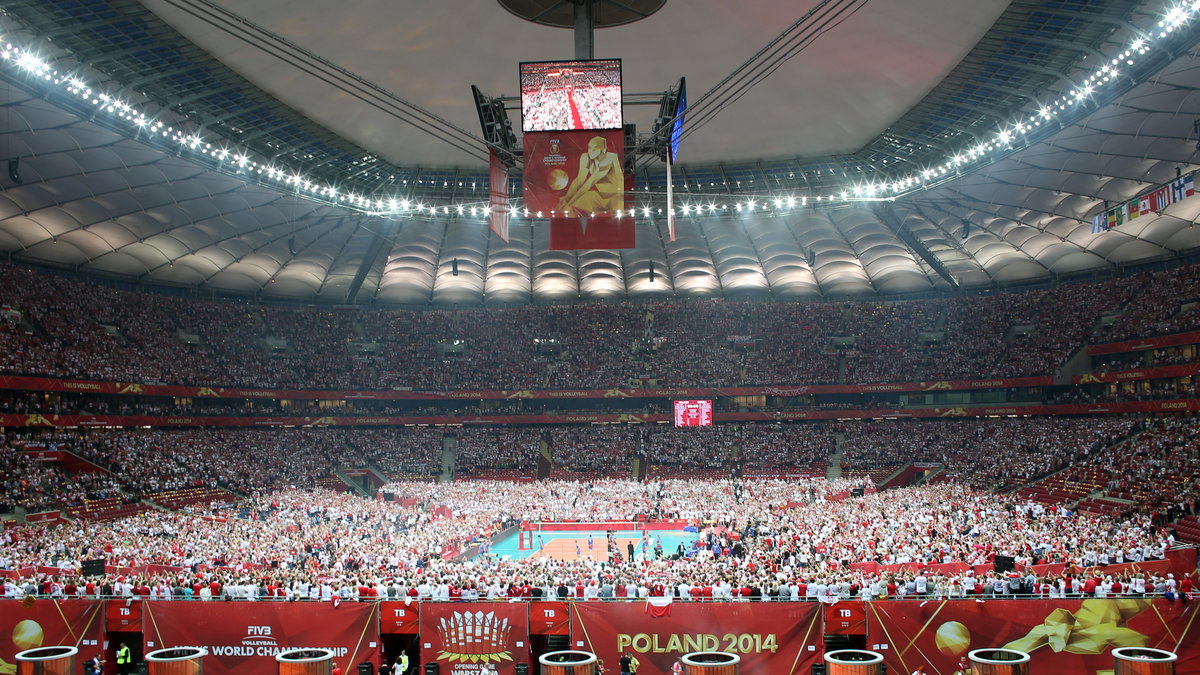 Stadion Narodowy podczas mistrzostw świata w siatkówce 2014