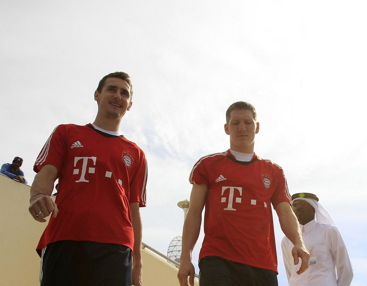 Klose (L) i Schweinsteiger (P)