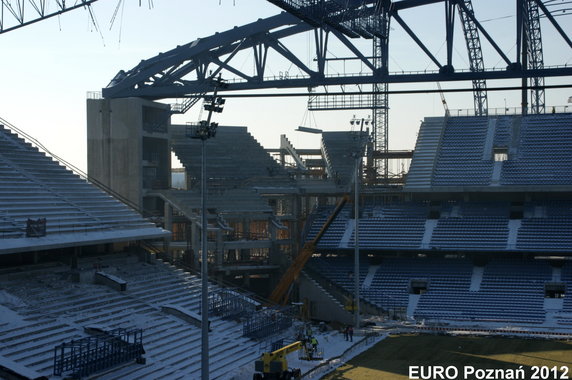 Budowa stadionu w Poznaniu na Euro 2012 (fot. Euro Poznań 2012)