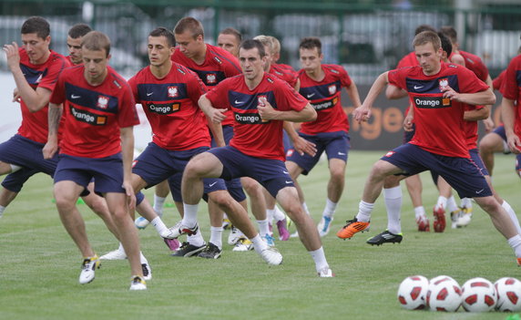 Trening reprezentacji Polski