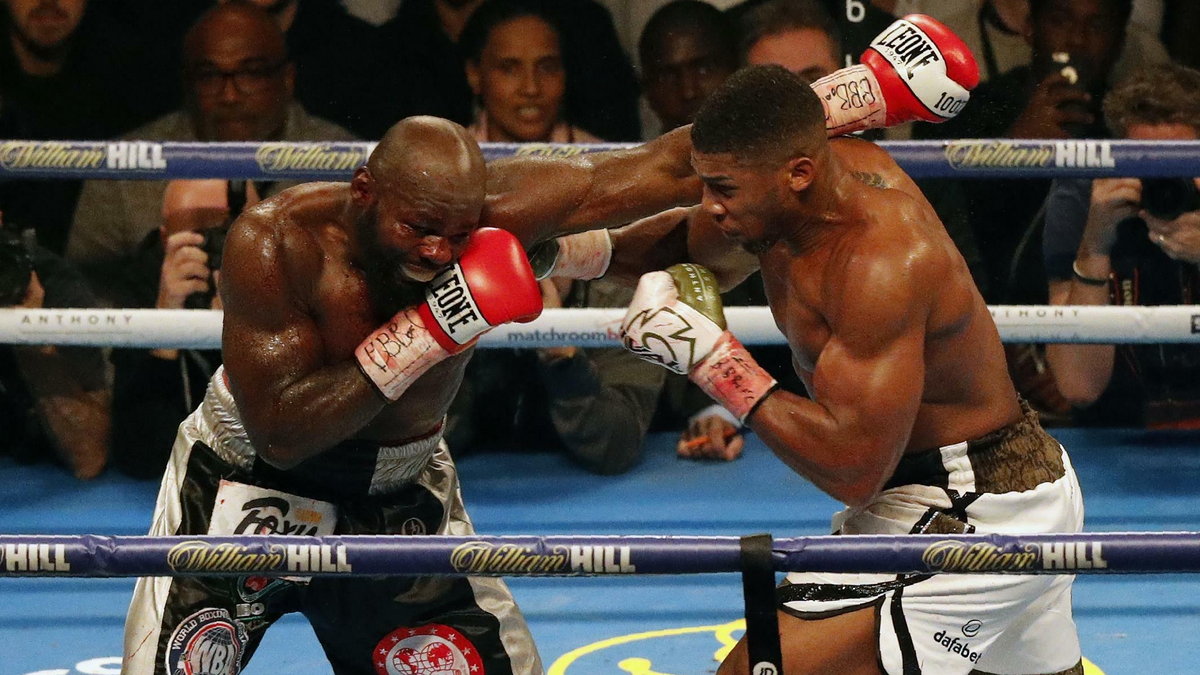 Boxing: IBF and WBA heavyweight title fight between Anthony Joshua and Carlos Takam