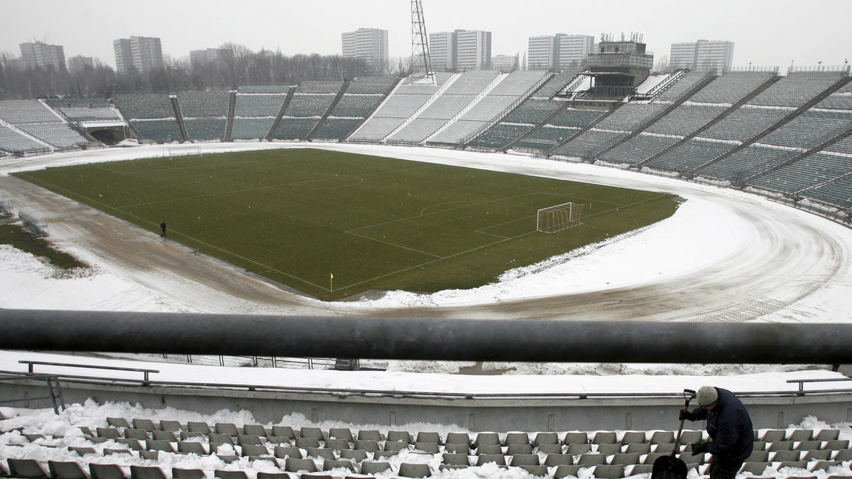 PIŁKA NOŻNA LIGA POLSKA STADION ŚLĄSKI DERBY ODŚNIEŻANIE