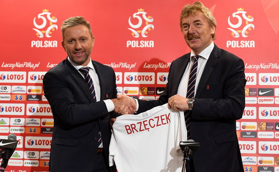 Jerzy Brzęczek i Zbigniew Boniek