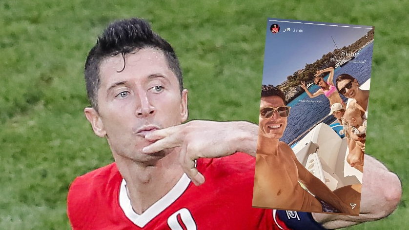 Robert Lewandowski pokazał zdjęcie z wakacji z siostrą