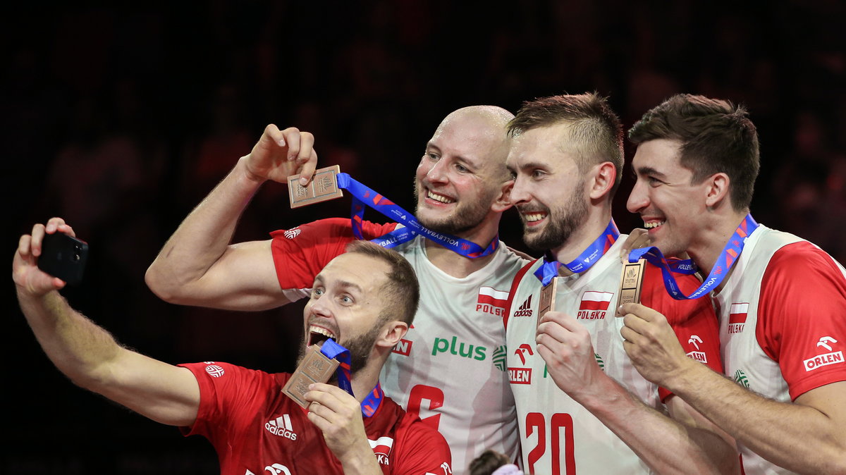 Polacy z brązowymi medalami Ligi Narodów