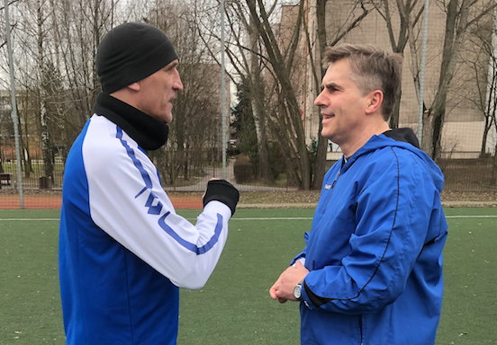 Maciej Szczęsny i Dariusz Dziekanowski