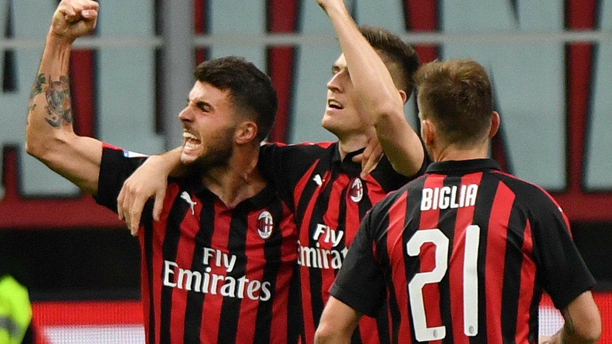 Patrick Cutrone i Krzysztof Piątek