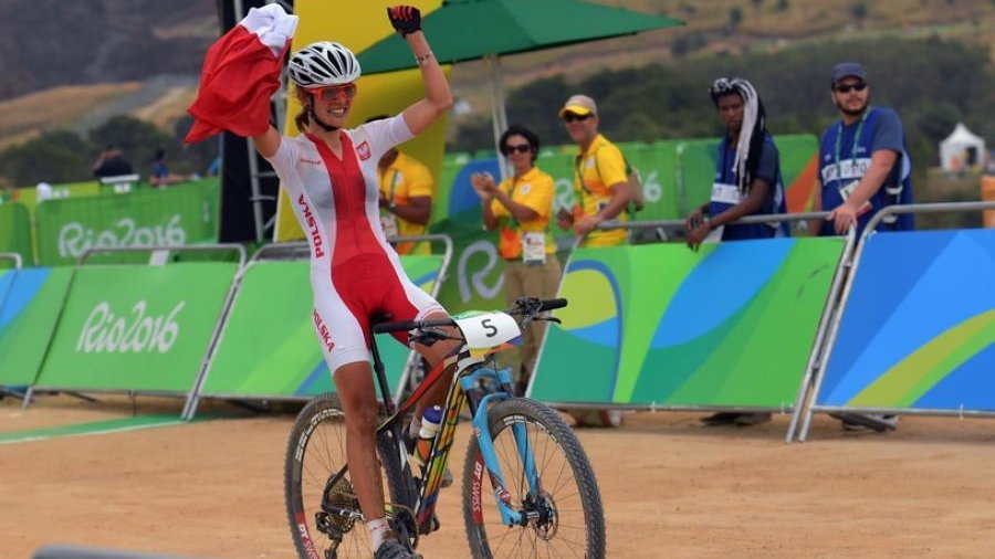 Maja Włoszczowska w Rio de Janeiro fot. mat .pras.