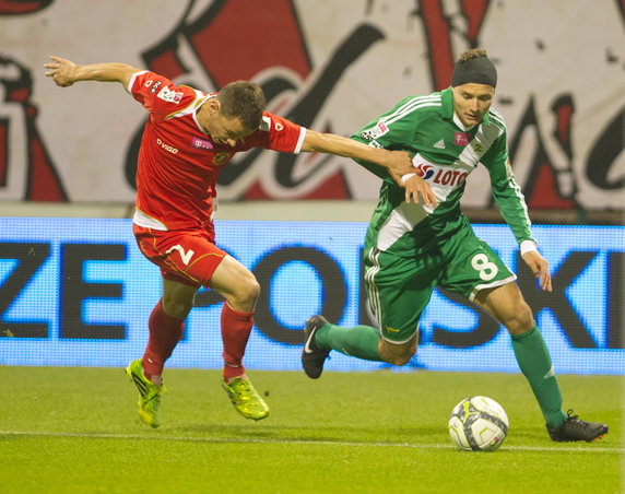 PIŁKARSKA EKSTRAKLASA WIDZEW KONTRA LECHIA