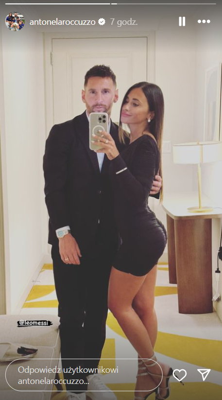 Leo Messi z żoną na Instagramie