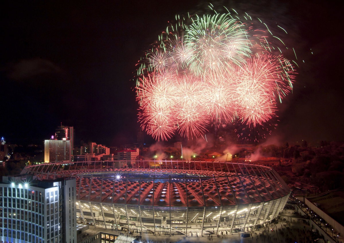 Otwarcie stadionu Euro 2012 w Kijowie