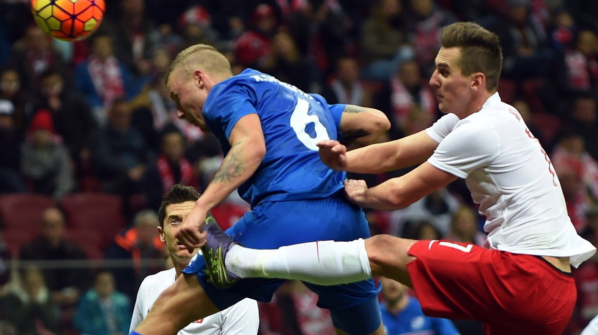 Arkadiusz Milik i Robert Lewandowski są pewniakami do występu na Euro 2016, fot. Janek Skarżyński / AFP Photo