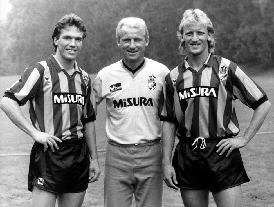 Lothar Matthaeus, Giovanni Trapattoni i Andreas Breahme