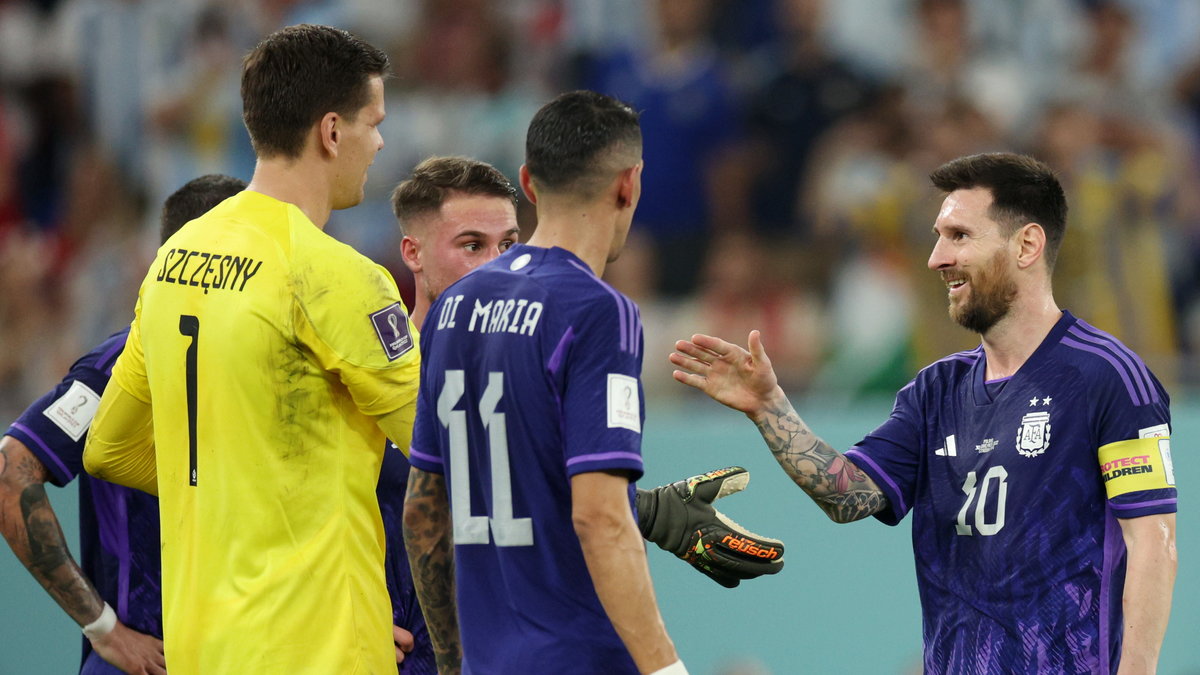 Wojciech Szczęsny i Lionel Messi