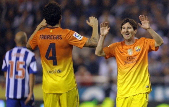 Leo Messi i Cesc Fabregas