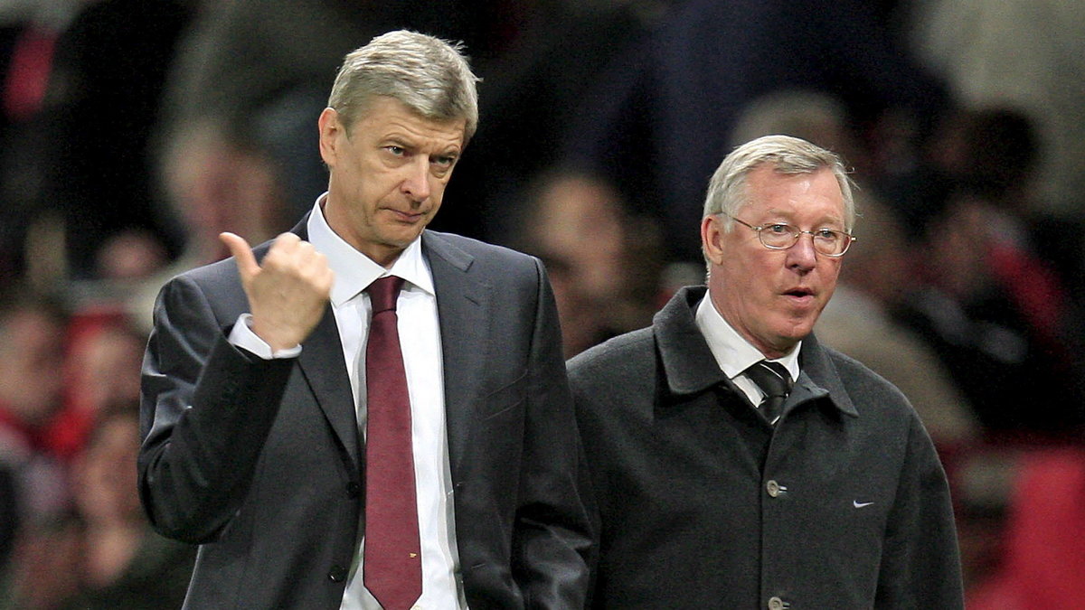 Arsene Wenger (L) i Alex Ferguson