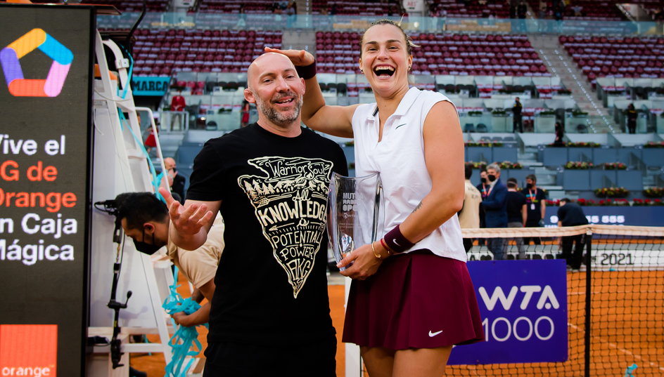 Jason Stacy și Aryna Sabalenka