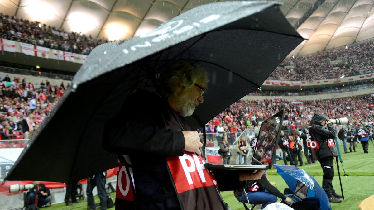 Stadion Narodowy przed meczem z Anglią