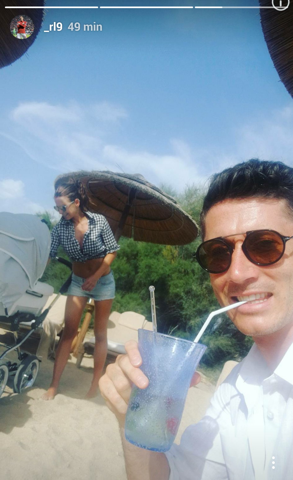 Robert Lewandowski i Anna Lewandowska