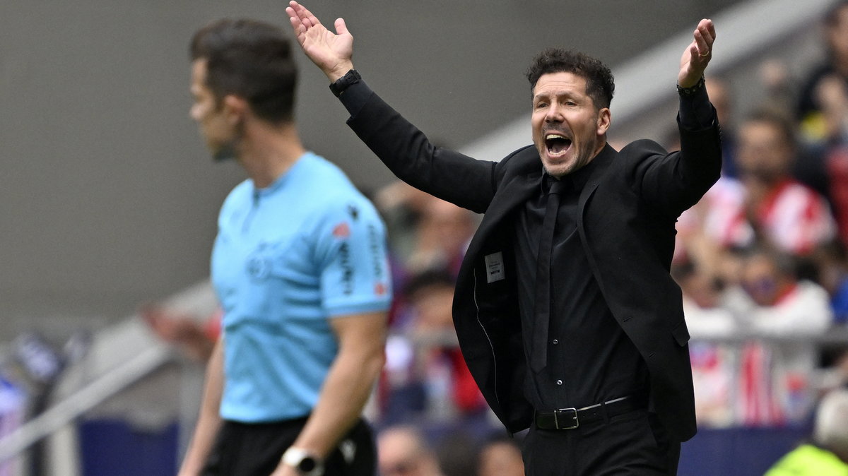 Trener Atletico Madryt Diego Simeone